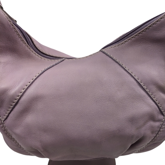 Tignanello Leather Half Moon Hobo Bag - Picture 3 of 13